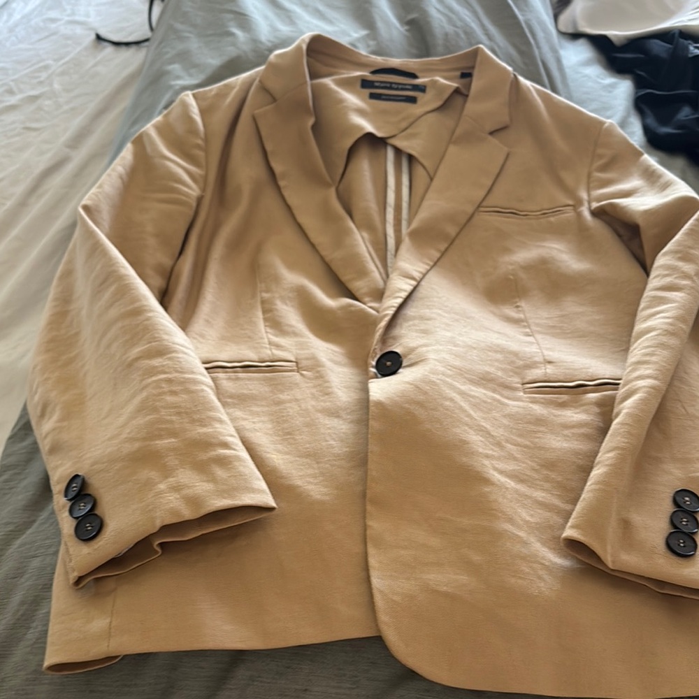 Tan Blazer by Banana Republic